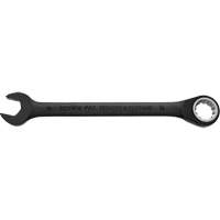 Metric Spline Combination Reversible Ratcheting Wrench, Black/Chrome Finish Infinity Industrial Services Inc.