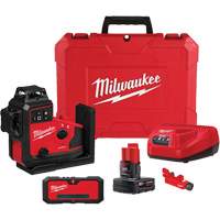 M12 Green 360° 3-Plane Laser with Automatic Alignment & Receiver Infinity Industrial Services Inc.