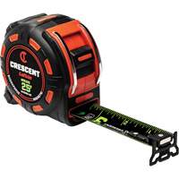 Ruban &agrave; mesurer magn&eacute;tique Shockforce NITE EYE, 1-1/4" x 25', Marques de goujon SAE Infinity Industrial Services Inc.