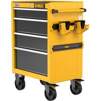 Heavy-Duty Rolling Tool Chest, 4 Drawers, 26" W x Yellow Infinity Industrial Services Inc.