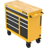 Heavy-Duty Mobile Workstation, 8 Drawers, 40" W x Yellow Infinity Industrial Services Inc.
