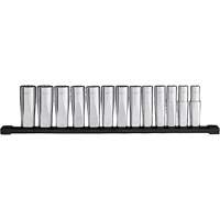 12-Point Deep Well Metric Socket Set, 13 Pcs, 1/2" Drive Size, Deep Infinity Industrial Services Inc.