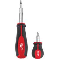 11-in-1 Multi-Bit Screwdriver & 6-in-1 Stubby Multi-Bit Screwdriver Set, 3"/9-4/5" L, Cushion Grip Handle Infinity Industrial Services Inc.