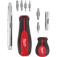 11-in-1 Multi-Bit Screwdriver & 6-in-1 Stubby Multi-Bit Screwdriver Set, 3"/9-4/5" L, Cushion Grip Handle Infinity Industrial Services Inc.