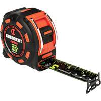 SHOCKFORCE NITE EYE Tape Measure, 1-1/4" x 25', Imperial Graduations Infinity Industrial Services Inc.