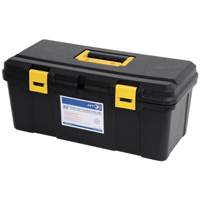 JPTB-22 Plastic Hand Tool Box, 22" W x 10-1/4" D x 9-1/2" H, Black Infinity Industrial Services Inc.