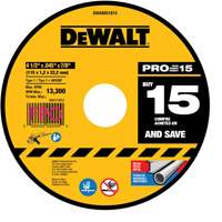 Meule &agrave; tronçonner pour meuleuse angulaire, 4-1/2" x 0,045", Arbre de 7/8", Type 1, Oxyde d'aluminium Infinity Industrial Services Inc.