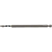 Impactech&reg; Power Bit, Square, #2 Tip, 1/4" Drive Size, 6" Length Infinity Industrial Services Inc.