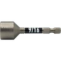 Impactech&reg; Nut Driver, 9/16" Tip, 1/4" Drive, 2-9/16" L, Magnetic Infinity Industrial Services Inc.