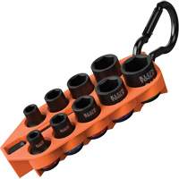 Grab-And-Go Impact Socket Set, SAE, 10 Pcs, Impact, 3/8" Drive Size Infinity Industrial Services Inc.