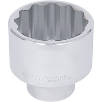 Douille chrom&eacute;e, 50 mm, Prise 1", 12 pans Infinity Industrial Services Inc.