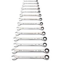 90-Tooth 12 Point SAE Wrench Set, Ratcheting Combination, 14 Pieces, Imperial Infinity Industrial Services Inc.