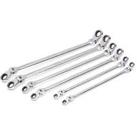 90-Tooth 12 Point Metric GearBox Double Ratcheting Wrench Set, Flex Head, 6 Pieces, Metric Infinity Industrial Services Inc.