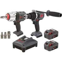 Hammer Drill & Impact Wrench Combo Kit, Lithium-Ion, 20 V Infinity Industrial Services Inc.