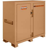 Model 112 Jobsite Cabinet with Padlock, Steel, 54.9 Cubic Feet, Tan Infinity Industrial Services Inc.