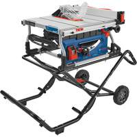 Jobsite Table Saw with Gravity-Rise Wheeled Stand, 120 V, 15 A, 3800 RPM Infinity Industrial Services Inc.