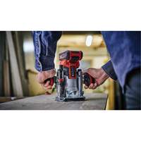 Professional Cordless Compact Router with Fixed Base & Plunge Base (Tool Only) Infinity Industrial Services Inc.