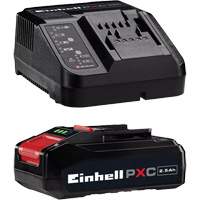 PXC Battery & Charger Starter Kit, Lithium-Ion, 18 V, 2.5 Ah Infinity Industrial Services Inc.