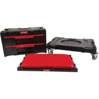 Socle roulant Arx avec jeu de roulettes pivotantes 3 mcx, 23-1/10" x 15" x 13-2/5', Noir Infinity Industrial Services Inc.