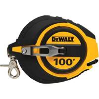 Closed Case Long Tape Measure, 100', Imperial Graduations Infinity Industrial Services Inc.