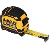 TOUGHSERIES Lighted Tape Measure, 26'/8 m, Imperial & Metric Graduations Infinity Industrial Services Inc.