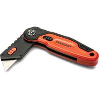 Folding Utility Knife, 1" Blade, Steel Blade, Aluminum Handle Infinity Industrial Services Inc.