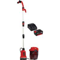 Pompe &agrave; eau propre pour baril de pluie sans fil avec batterie 4 Ah et ensemble de d&eacute;part de chargeur, 18 V, 792,5 gal./min Infinity Industrial Services Inc.