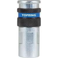 QUIKSILVER 2 Industrial Quick Coupler, Zinc-Plated Steel, 1/4", Female NPT, 362 PSI Infinity Industrial Services Inc.