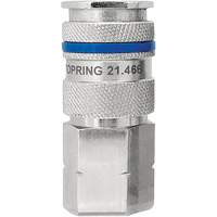 QUIKSILVER Industrial Quick Coupler, Nickel Plated Brass, 3/8", Female NPT, 435 PSI Infinity Industrial Services Inc.