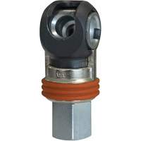 TOPQUIK SC Industrial Swing Quick Coupler, Nickel-Plated Steel, 3/8", Female NPT, 360 PSI Infinity Industrial Services Inc.