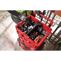 Bac &agrave; profil bas PACKOUT, 15" x 18-5/8" x 6-5/8", Noir/Rouge Infinity Industrial Services Inc.