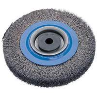 Brosses rotatives &agrave; fils torsad&eacute;s d'&eacute;tabli, 6" dia., Fils 0,0118", Arbre 1/2" - 1-1/4" Infinity Industrial Services Inc.