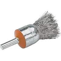Brosses mont&eacute;es &agrave; fils cr&ecirc;p&eacute;s, 1/2", Fils 0,02", Tige 1/4" Infinity Industrial Services Inc.