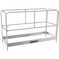 Mobile Work Scaffolding - Maxi Square Aluminum Scaffolding Accessories, Guard Rail, 30" W x 41-1/2" H Infinity Industrial Services Inc.