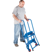 Portable Folding Ladder, 2 Steps, Perforated, 20" High Infinity Industrial Services Inc.