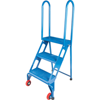 Portable Folding Ladder, 3 Steps, Perforated, 30" High Infinity Industrial Services Inc.