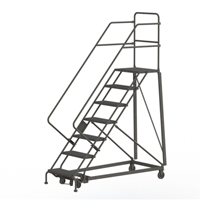 &eacute;chelles robustes en angle de s&eacute;curit&eacute;, 7 marches, Perfor&eacute;, Inclinaison 50°, Hauteur 70" Infinity Industrial Services Inc.