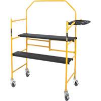 Jobsite Series 4' Safety Rail & Tool Shelf Scaffold Kit, Steel Frame, 49-1/2" D x 57-3/4" H Infinity Industrial Services Inc.