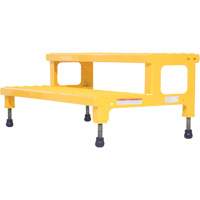 Plate-forme ajustable Step-Mate, 2 marche(s), 36-3/16" la x 22-7/8" lo x 15-1/4" h, Capacit&eacute; 500 lb Infinity Industrial Services Inc.