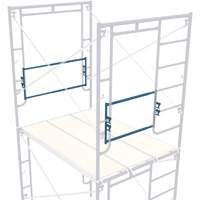 Adjustable End-Stop Scaffolding Guardrail, Guard Rail, 21" H Infinity Industrial Services Inc.