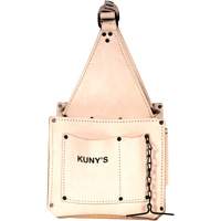 Porte-outils pour &eacute;lectricien et travaux d'entretien, Cuir, 17 pochettes, Beige Infinity Industrial Services Inc.