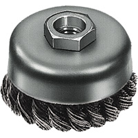 Knot Wire Cup Brush, 3" Dia. x 5/8"-11 Arbor Infinity Industrial Services Inc.
