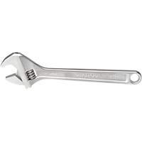Adjustable Wrench, 12-1/8" L, 1-19/32" Max Width, Chrome Infinity Industrial Services Inc.