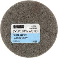 Standard Abrasives Unitized Wheel, 3" x 1/4", 1/4" Arbor, Fine Grit, Aluminum Oxide Infinity Industrial Services Inc.