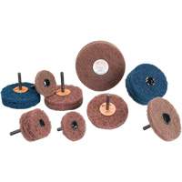 Meule Buff & Blend Standard Abrasives, 3" dia. x 1/4" la, Arbre 1/4", Oxyde d'aluminium Infinity Industrial Services Inc.