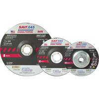 Disque de coupe Sait, 5" x 0,045", Arbre de 7/8", Type 27, Oxyde d'aluminium, 12 200 Tr/min Infinity Industrial Services Inc.