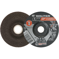 Meule combin&eacute;e HP Combo &agrave; moyeu d&eacute;port&eacute;, 4" x 1/8", Arbre de 5/8", Type 27 Infinity Industrial Services Inc.