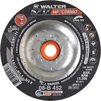 Meule combin&eacute;e HP Combo vissable, 4-1/2" x 1/8", Arbre de 5/8"-11, Type 27S Infinity Industrial Services Inc.