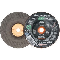 FLEXCUT MILL SCALE Grinding Wheel, 4-1/2", 36 Grit, Aluminum Oxide, 5/8"-11, 13300 RPM, Type 29 Infinity Industrial Services Inc.