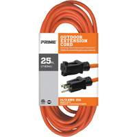 Vinyl Extension Cord, Outdoor, SJTW, 14/3 AWG, 15 A, 25' Infinity Industrial Services Inc.